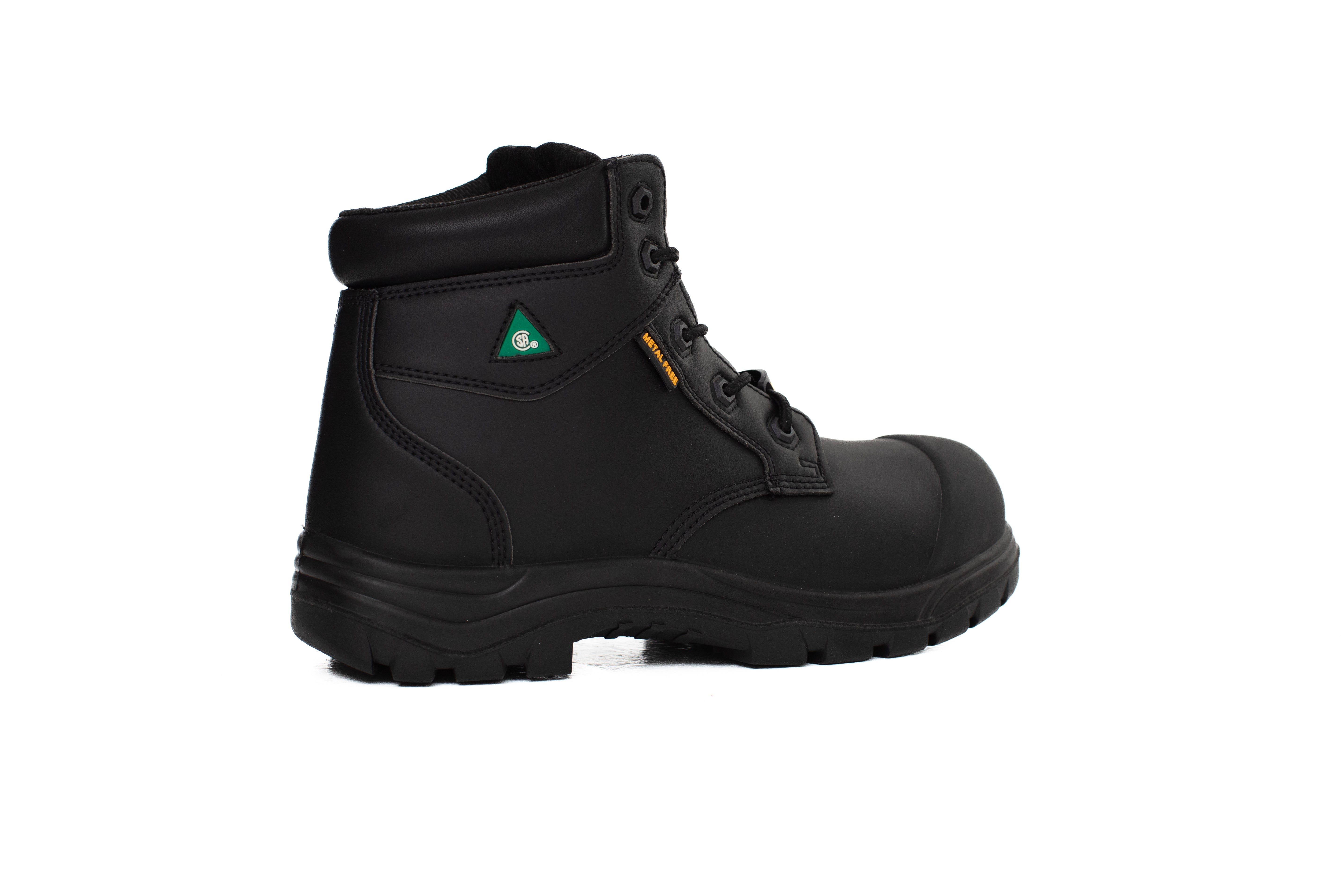 puncture resistant 1200N outsole CSA Hudson men's safety boot black
