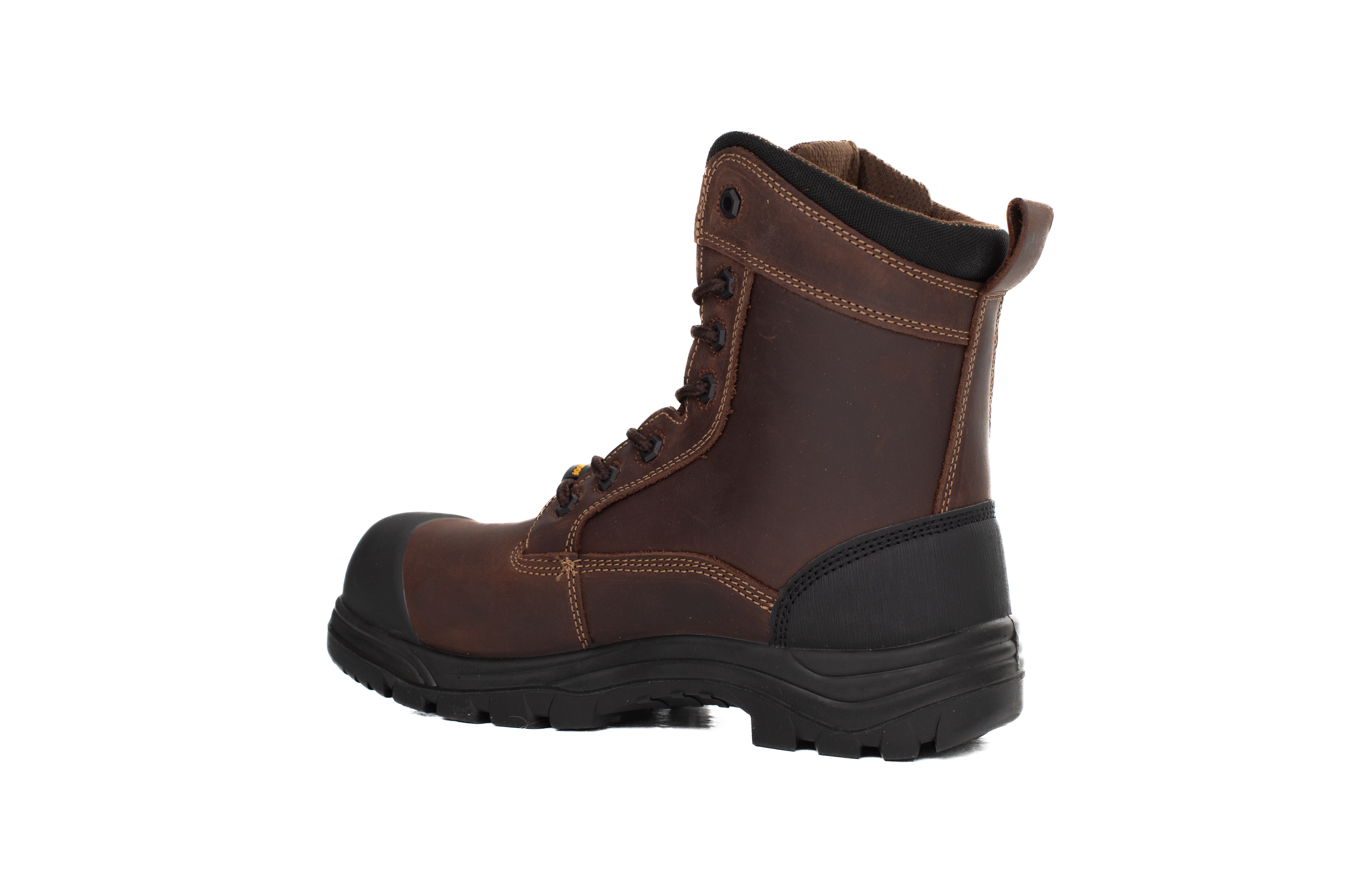 ESR rated waterproof safety boot Canada tall brown lace-up