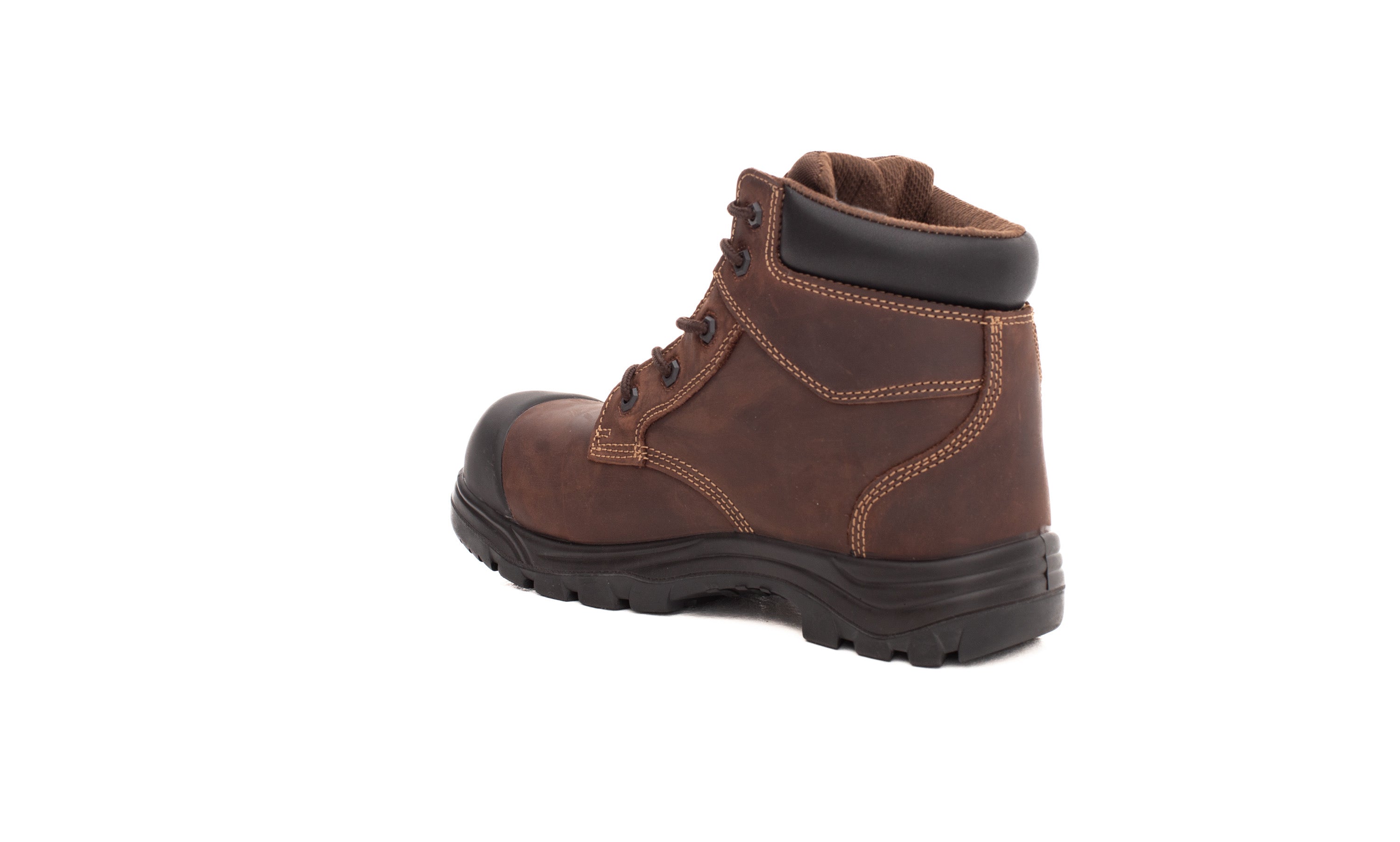ESR rated men's CSA Chelsea safety boot Canada long shifts brown